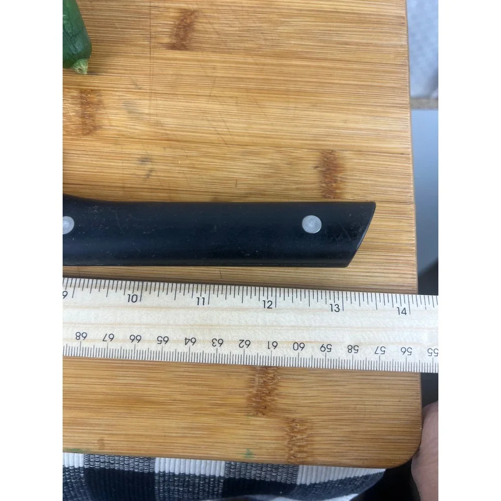 Schmidt Bros Project X-PX22 8 Inch Stainless Steel‎ Chef Knife Black Handle